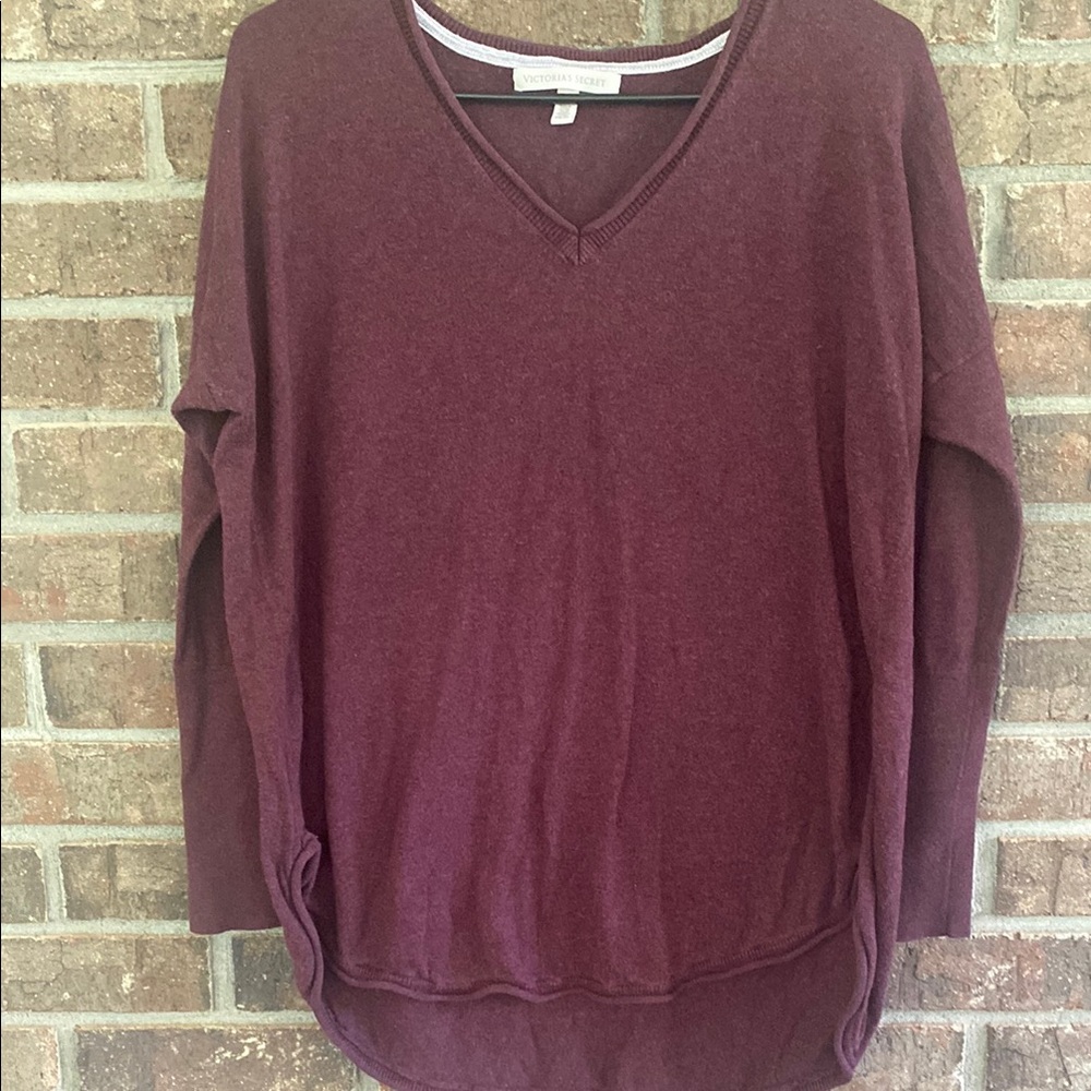 Victoria's Secret Maroon Knit Top